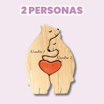 Puzzle oso de madera